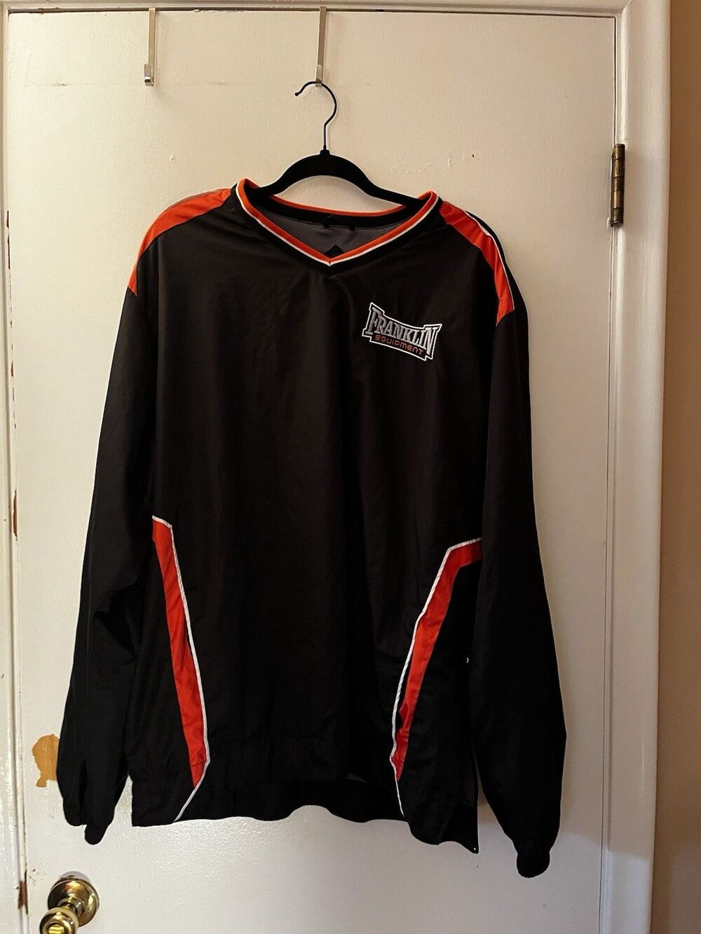 Vintage Holloway Franklin Equipment V-Neck Windshirt Pullover - XL